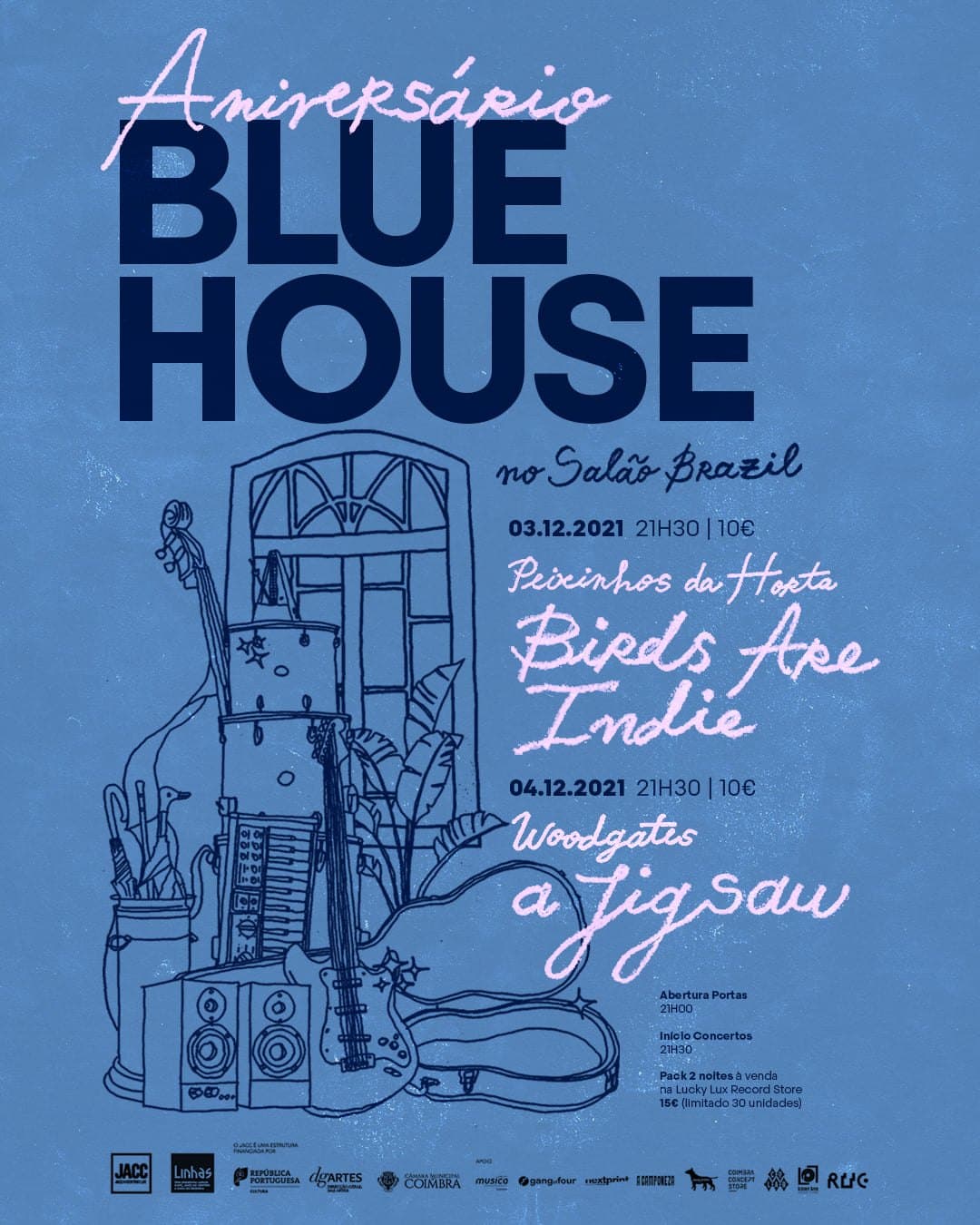 blue house