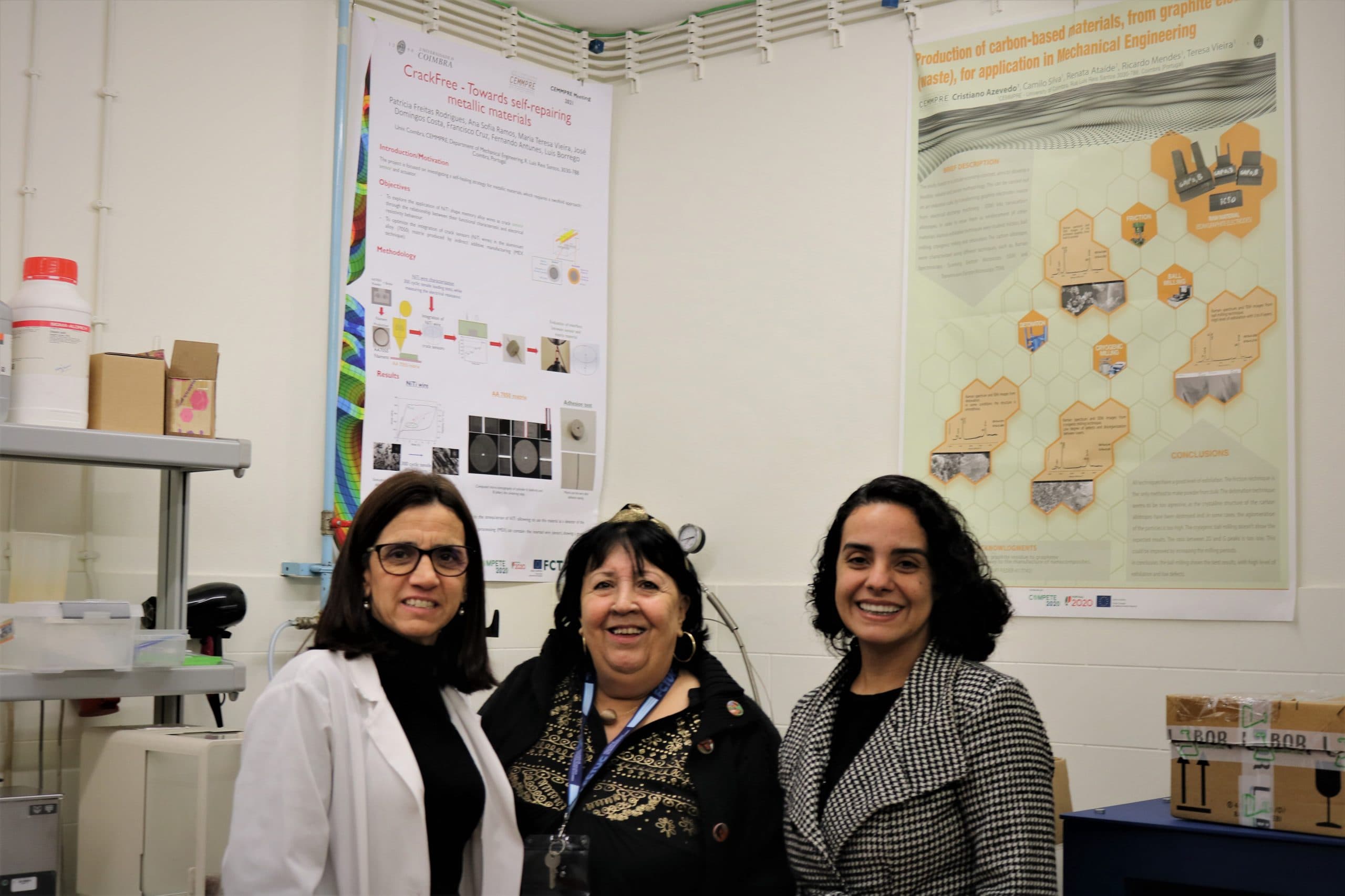 Equipa do projeito – Ana Sofia Ramos, Teresa Vieira e Patrícia Rodrigues